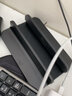 Drewchan 立式筆記本電腦支架桌面豎放收納架適用蘋果macbook底座mini可調(diào)節(jié)金屬置物架 BJ7B 單開口立式筆記本支架-黑 曬單實拍圖