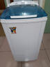 小鴨6.8KG脫水機 小型單筒甩干機 出租房宿舍家用便攜迷你甩干桶干衣機 塑料內桶+快速甩干 曬單實(shí)拍圖