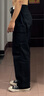 HOLLISTER24春秋款baggy風(fēng)寬松黑色松緊帶工裝長(zhǎng)褲男裝KI330-4147 黑色 S (175/76A) 曬單實(shí)拍圖