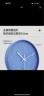 北极星（POLARIS）挂钟客厅家用时钟现代简约轻奢免打孔时尚钟表30cm蓝色石英款 实拍图