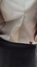 羅蒙【DP免燙 100%棉 抗皺】長(cháng)袖襯衫女純棉免燙修身商務(wù)白色襯衣女裝 曬單實(shí)拍圖