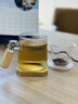 尚言坊玻璃帶蓋水杯泡茶杯茶水分離家用辦公室大容量會(huì )議茶杯個(gè)人專(zhuān)用 1橡木-日式川木辦公杯(不帶杯墊) 曬單實(shí)拍圖