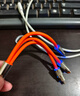機客數據線(xiàn)三合一充電線(xiàn)一拖三120W快充極客線(xiàn)適用于蘋(píng)果華為type-c安卓手機平板ipad通用加粗 【橙色】極客一拖三 1.2米 曬單實(shí)拍圖