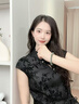 柚霓真海南無相星月菩提手串男女原生態(tài)石玉料文玩情人節(jié)老公老婆禮物 【J218-綠幽靈無相星月】 曬單實拍圖