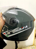 戈凡電動(dòng)摩托車(chē)頭盔男女士3C認證安全帽四季款電瓶車(chē)機車(chē)冬季頭盔 K6銀色 曬單實(shí)拍圖