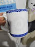 景德鎮(zhèn)青花玲瓏陶瓷茶杯大容量老板杯水杯泡茶杯高白泥辦公杯單杯 吉祥 500ml 1只 曬單實拍圖
