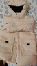麗嬰房兒童羽絨服男童工裝羽絨服女童中長款羽絨服 米白色 130 cm 曬單實拍圖