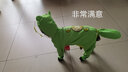 嬉皮狗（hipidog）狗狗雨衣夏季衣服寵物狗夏天泰迪比熊小型犬動(dòng)物造型牽引出行雨衣 青蛙蒂安綠 M 建議體重7-9斤 曬單實(shí)拍圖