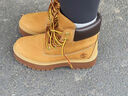 添柏嵐（Timberland）女鞋秋冬厚底高幫增高防水大黃靴 A5RJDW寬版 小麥色 6 曬單實拍圖