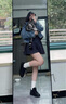 愛(ài)步（ECCO）板鞋女 時(shí)尚潮流百搭簡(jiǎn)約輕盈系帶牛皮休閑鞋 柔酷220263 HL 黑色22026301001 35 曬單實(shí)拍圖