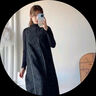 對(duì)白老錢(qián)風(fēng)富家千金小香風(fēng)連衣裙女2024秋冬新款氣質(zhì)中長(zhǎng)款背心裙 花紗黑 S 曬單實(shí)拍圖