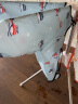 南极人宝宝吃饭罩衣儿童婴儿围兜饭兜男女孩画画衣围裙小孩防水反穿衣 蓝色直升机 110（建议2-4岁） 实拍图