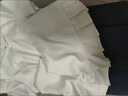 范思藍恩氣質(zhì)辣妹短袖連衣裙女2025夏新款收腰拼接百褶裙子2062 白色 XL 曬單實(shí)拍圖