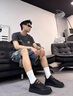 海瀾之家 HLA男鞋2025春季新款休閑皮鞋男中幫經(jīng)典板鞋男戶外運(yùn)動(dòng)鞋男士休閑鞋 黑色 42 曬單實(shí)拍圖