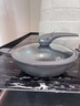 BAMBETEL班貝特德國品牌晶鉆鈦廚房炒鍋無(wú)涂層不粘鍋平底無(wú)油煙鈦微壓鍋微壓晶鉆鈦炒鍋 送蒸籠 2-4人 30cm 曬單實(shí)拍圖