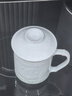 景德鎮(zhèn)（jdz）陶瓷影青辦公杯家用大容量泡茶杯茶水分離茶杯水杯生日禮物送男士 一帆風順玲瓏辦公杯 曬單實拍圖