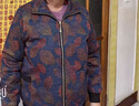 恰凡（QIAFAN）中老年女裝奶奶秋裝外套薄款夾克衫媽媽春秋款衣服套裝老太太上衣 藏青色 XL 建議115斤以內(nèi) 曬單實(shí)拍圖