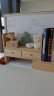 家逸创意几何实木书架置物架层架桌面收纳储物架书桌 实拍图