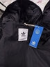 阿迪達(dá)斯 （adidas）三葉草棉服外套男裝冬季戶外防風(fēng)中長款保暖運(yùn)動(dòng)舒適連帽棉襖棉衣 HM2461黑色 XS 曬單實(shí)拍圖