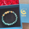 中國(guó)黃金（CHINA GOLD）招財(cái)貔貅黃金手鏈女士足金翡翠手串七夕情人節(jié)禮物送女友老婆情 足金招財(cái)貔貅翡翠手鏈 曬單實(shí)拍圖