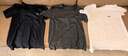 雨果博斯（HUGO BOSS）男士刺繡logo棉質(zhì)圓領(lǐng)短袖T恤 3件裝 黑/白/藍 50475284 984 M 曬單實(shí)拍圖