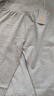 nest designs寶寶家居服兒童套裝冬季天竹絨純色長(cháng)袖打底衫長(cháng)褲睡衣男女寶寶 煙云灰-長(cháng)褲 （秋冬厚款） 100 cm（建議身高90-102cm） 曬單實(shí)拍圖