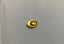 周六福珠寶賞金玩咖足金黃金投資金生日禮物約3g元寶 曬單實(shí)拍圖