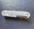 維氏（VICTORINOX）【微瑕慎拍】瑞士軍刀大當(dāng)家15項(xiàng)功能水果刀戶外多功能刀折疊刀 透明銀1.4713.T7 曬單實(shí)拍圖
