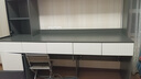 學(xué)生時(shí)代（SCHOOLDAYS）雙人電腦桌輕奢書(shū)桌書(shū)架書(shū)柜組合辦公桌實(shí)木現代簡(jiǎn)約學(xué)生寫(xiě)字臺 1.9*2.0m電腦桌-隕石灰 E0實(shí)木板加厚背板+贈燈 曬單實(shí)拍圖