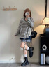 ZHR女靴冬季百搭粗跟增高馬丁靴女復古休閑小個(gè)子短靴女 JF95黑色37 曬單實(shí)拍圖