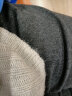 无印良品 MUJI 女式 含牦牛绒羊毛棱纹编织 高圆领宽版毛衣 长袖针织衫 浅银灰色 XS-S （155/80A） 实拍图