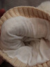 必好妆诗 婴儿帽子秋冬季护耳3-6-12个月加绒厚毛线新生针织男女宝宝胎帽 米白色【加绒内里】头围38-48cm 宝宝帽子 实拍图
