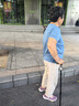 魚(yú)躍（Yuwell）輕便伸縮手杖拐棍四腳防滑登山碳纖維老人拐杖單腳助行108JG-2-Y 曬單實(shí)拍圖