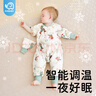 EVEBABY嬰兒睡袋秋冬款寶寶睡袋分腿純棉兒童防踢被子?jì)胗變核露炯雍?【秋冬10-20℃】圣誕歡迎會(huì) S碼(適合60-85cm)建議6-18個(gè)月 曬單實(shí)拍圖