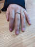 江顏正品純銀戒指永結同心情侶對戒男女一對閉口刻字求婚結婚送女友 【永結同心】50分女戒+50分男戒 默認發(fā)活口，要閉口拍下留言尺碼 曬單實(shí)拍圖