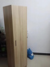歌洛慕單人衣柜單門衣柜一門40cm立柜陽臺(tái)宿舍儲(chǔ)物簡(jiǎn)約窄小經(jīng)濟(jì)型木衣櫥 一格一掛雙抽單門楓色170 單門 x 組裝 曬單實(shí)拍圖