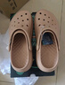斯凱奇（Skechers）洞洞鞋女士透氣戶(hù)外沙灘鞋休閑涼拖鞋111514 桃粉色/PCH 40 曬單實(shí)拍圖
