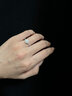 DRAGBOLL一克拉鉆戒情侶對戒鉑金真鉆對戒一對求結婚鉆石戒指婚戒送女友 璀璨幸運-標準版 曬單實拍圖
