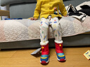 kids.ing【直降】?jì)和┑匮ザ钅信写笸瑢殞氀プ蛹咏q加厚保暖大棉鞋 紅色 29 適合腳長(cháng)16.7-17.4cm 曬單實(shí)拍圖