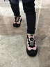 安奈兒（Annil）女童運動(dòng)鞋2025新款冬季女孩軟底兒童花朵旋轉紐扣鞋5194 粉色 29 曬單實(shí)拍圖