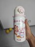 迪樂(lè )貝爾保溫杯兒童316學(xué)生上學(xué)專(zhuān)用水杯男孩雙飲高顏值女新款可愛(ài)吸管杯 莉莉兔【一蓋雙飲】620ml背帶款 曬單實(shí)拍圖