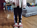 特步童裝女童加絨褲子拼接長(cháng)褲春秋新款兒童秋裝中大童運動(dòng)褲 正黑色 130cm 曬單實(shí)拍圖