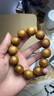 正宗金絲楠木手串2.0手鏈明清拆房料金絲楠108顆佛珠老料高密度 精品金絲楠老料18mm13顆 曬單實(shí)拍圖