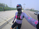 EVR雙箭頭騎行褲男秋季背帶長(cháng)褲高彈透氣公路自行車(chē) 靈躍-黑色 2XL 曬單實(shí)拍圖