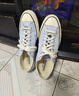 匡威（Converse）官方 1970S男女運動(dòng)低幫帆布鞋云朵藍灰藍色A06522C A06522C 37 曬單實(shí)拍圖