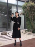斤慕馬丁靴高跟瘦瘦靴女秋冬季新款軟皮粗跟煙筒靴時尚切爾西短靴子 法式短靴【38碼】黑色 曬單實拍圖