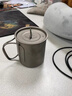Naturehike挪客樂(lè )行鈦杯鈦碗 戶(hù)外露營(yíng)折疊餐具野餐餐具純鈦折疊水杯可燒水 鈦杯450ml/有蓋/配網(wǎng)兜 曬單實(shí)拍圖