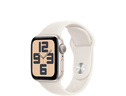 Apple/蘋果 Watch SE 智能手表GPS款40毫米星光色鋁金屬表殼星光色運動型表帶M/L MXF53CH/B 曬單實拍圖