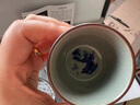 井瓷景德鎮青花瓷功夫茶具整套裝高端茶杯送長(cháng)輩領(lǐng)導客戶(hù)老師喬遷禮物 青花瓷茶具-千里江山 15頭 曬單實(shí)拍圖