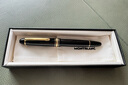 萬(wàn)寶龍（MONTBLANC）大班系列金筆鋼筆146/149書(shū)法練習金商務(wù)送禮送父母 146黑桿金夾14K金尖 F 曬單實(shí)拍圖